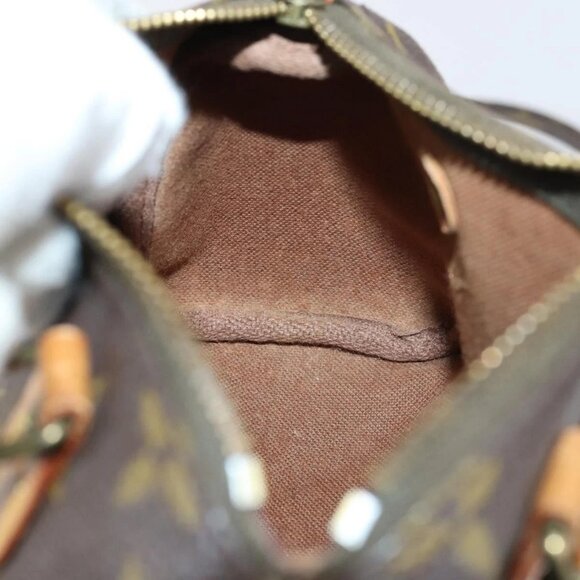 LOUIS VUITTON Monogram Mini Speedy Hand Bag M41534 LV Auth hk3156 - Picture 13 of 16
